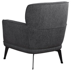 Andrea - Upholstered Crecent Arm Accent Chair