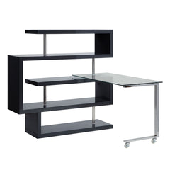 Buck II - Writing Desk With Bookshelf