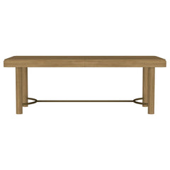 Arini - 104" Extension Leaf Dining Table - Sand Wash