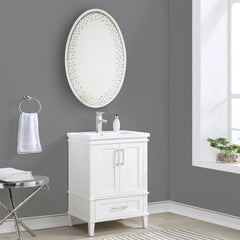 Nysa - Accent Decor - Mirrored & Faux Crystals