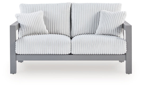 Moonlight View - Gray - Loveseat With Cushion