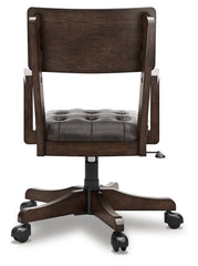 Breckington - Home Office Desk Chair - Dark Brown