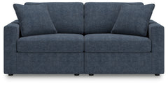 Modmax - Ink - 2-Piece Sectional Loveseat - Fabric