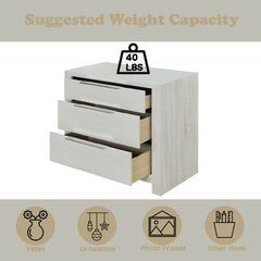 Jehoram - 3 Drawer Nightstand For Bedroom