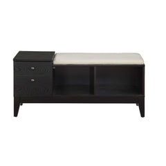 Boyet - Bench - Cream Fabric & Black