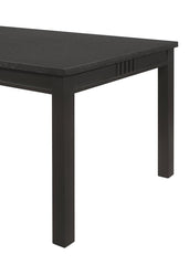 Marbrisa - Rectangular Wood Dining Table - Matte Black