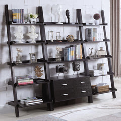 Colella - 4-Drawer Storage Bookcase - Cappuccino