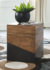 Trailbend - Brown / Gunmetal - Accent Table