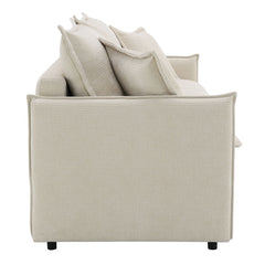 Elisea - Sofa With Sleeper - Beige Fabirc