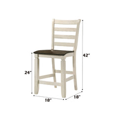 Tasnim - Counter Height Chair (Set of 2) - Oak & Antique White
