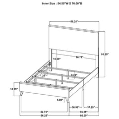 Kaywood - Panel Bed