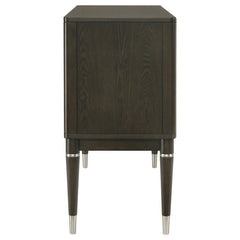 Reseda - 4-Door Dining Sideboard Server With Shelves - Ash Brown