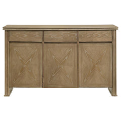Adina - 2-Door 59" Sideboard Server - Distressed Light Brown