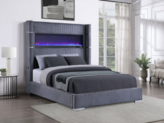 Tisdall - Upholstered  Fireplace Bed