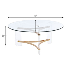 Sosi - Coffee Table - Gold Finish