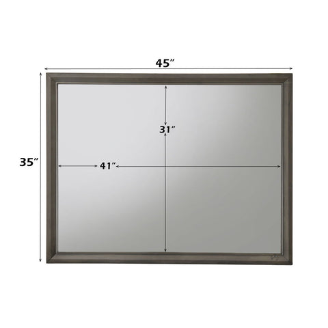 Carine II - Mirror - Gray