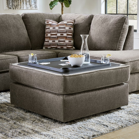 O'Phannon - Ottoman With Storage - Putty