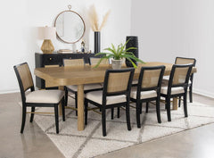 Arini - 104" Extension Leaf Dining Table - Sand Wash