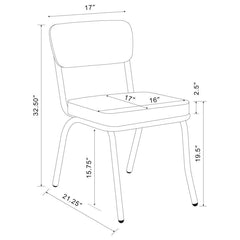 Retro - Upholstered Dining Side Chair (Set of 2)