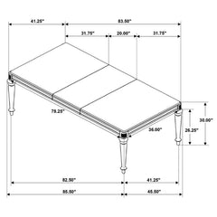 Bling Game - Rectangular Dining Set