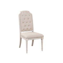 Wynsor - Side Chair (Set of 2) - Fabric & Antique Champagne