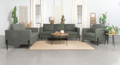 Tilly - Upholstered Track Arm Loveseat - Sage