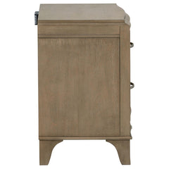 Trenton - 2-Drawer Nightstand Bedside Table - Washed Mango