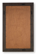 Advin - Accent Mirror - Dark Brown