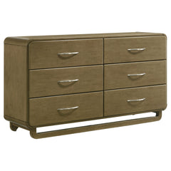 Amsbury - 6-Drawer Dresser Cabinet - Nutmeg