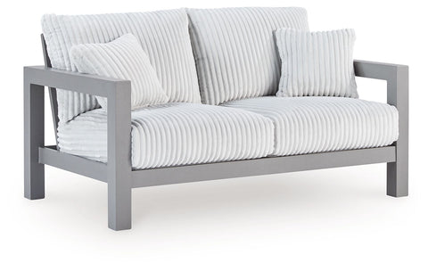 Moonlight View - Gray - Loveseat With Cushion