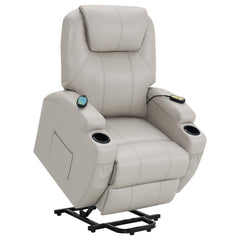 Sanger - Upholstered Power Lift Recliner Chair With Massage