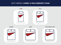 Chime 12 Inch Memory Foam - Memory Foam Mattress