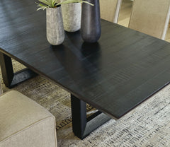 Londer - Black - Rectangular Dining Room Ext Table