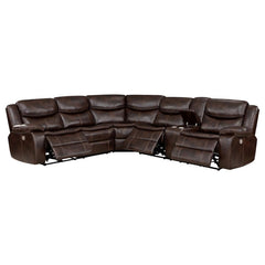 Sycamore - Upholstered Power Reclining Sectional Sofa