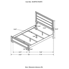 Brandon - Wood Panel Bed