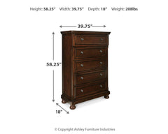 Porter - Chest - Rustic Brown