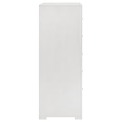 Ives - 5-Drawer Bedroom Chest Of Drawers - White High Gloss