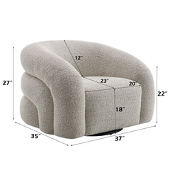 Irma - Chair With Swivel - Gray