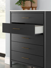 Cadmori - Five Drawer Wide Chest