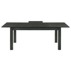 Jakob - Rectangular Extension Leaf Dining Table - Black