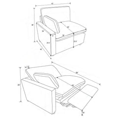 Collins - Modular Power Sofa