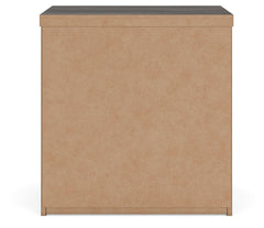 Shaehartin - Two Drawer Night Stand - Dark Brown