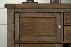 Moriville - Grayish Brown - Dining Room Server