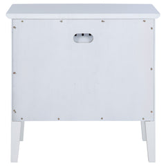 Bexhill - 1-Drawer Nightstand Bedside Table - White