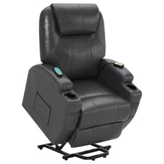 Sanger - Upholstered Power Lift Massage Recliner