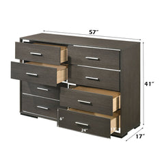 Escher - Dresser - Gray Oak