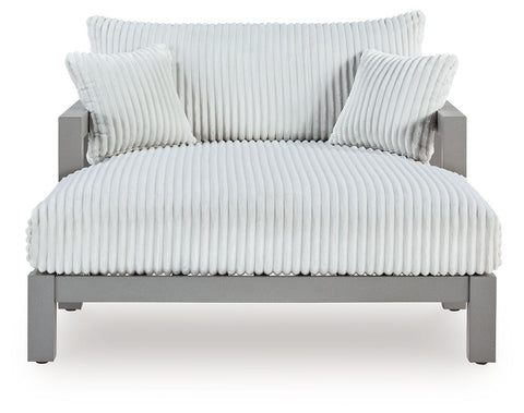 Moonlight View - Gray - Chaise Lounge With Cushion