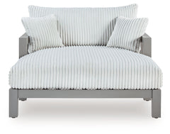 Moonlight View - Gray - Chaise Lounge With Cushion