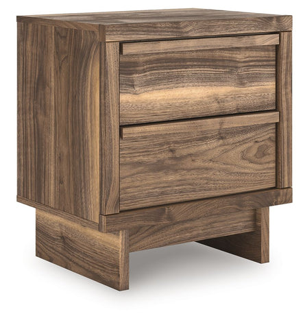 Chirason - Brown - Two Drawer Night Stand