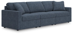 Modmax - Ink - 3-Piece Sectional Sofa - Fabric